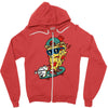pizza and ranch Zipper Hoodie