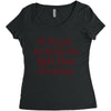 my mother was right Women's Triblend Scoop T-shirt