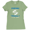 Papaw is my Name Fishing Is My Game Ladies Fitted T-Shirt