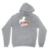 totally straight funny rainbow unicorn Hoodie