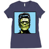 frankenstein pop art Ladies Fitted T-Shirt