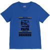Never Underestimate A Papa With An Engineer Degree V-Neck Tee