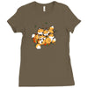 playful foxes Ladies Fitted T-Shirt