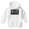 dinosaur attack Youth Hoodie