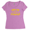 i don't give a schnitzel Women's Triblend Scoop T-shirt