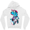 dog biker Zipper Hoodie