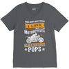 Motorcycles Pops V-Neck Tee