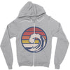 sea wawe Zipper Hoodie