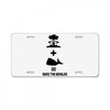 nuke the whales License Plate