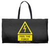 nikola tesla Weekender Totes