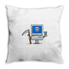 blue screen of death Throw Pillow