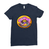 Angry Donut Ladies Fitted T-Shirt