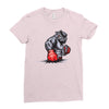 mma bulldog final Ladies Fitted T-Shirt