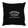 Vintage 1968 Aged to Perfection Throw Pillow