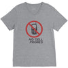 no cell phones V-Neck Tee