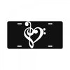 musik notes License Plate