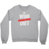 wine diet challenge accepted Crewneck Sweatshirt