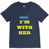 i am with her V-Neck Tee