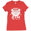 sloth's gym Ladies Fitted T-Shirt