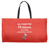 all i want for christmas is a cure carcinoid cancer Weekender Totes