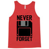 never forget floppy disk Tank Top