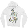 ghost just here for the boos Zipper Hoodie