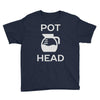 pot head coffee lover Youth Tee