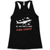 all you need is flight ticket Racerback Tank