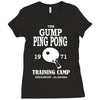 forrest gump   ping pong camp   cult film Ladies Fitted T-Shirt