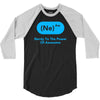 nerdy to the power of awesome 3/4 Sleeve Shirt