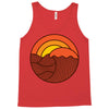sunset circle Tank Top