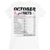 October Girl Facts Scorpio Ladies Fitted T-Shirt