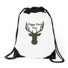 happy new year Drawstring Bags