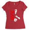 bruce lee family ufc Women's Triblend Scoop T-shirt