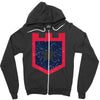 land of the free1 Zipper Hoodie