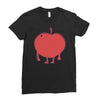 apel (2) Ladies Fitted T-Shirt