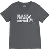 real men change diapers V-Neck Tee