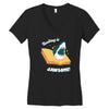 reading is jawsome Women's V-Neck T-Shirt