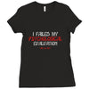 failed psych evaluation Ladies Fitted T-Shirt