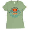woman inherits the earth Ladies Fitted T-Shirt