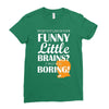funny little brains Ladies Fitted T-Shirt