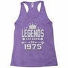 legends are born in 1975 hoodie 2 Racerback Tank