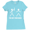 i've got your back Ladies Fitted T-Shirt