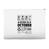 Born In October Accessory Pouches