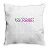 ass of spades Throw Pillow