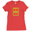 lmfao robot head Ladies Fitted T-Shirt