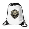 lion head Drawstring Bags
