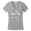 hauling a Women's V-Neck T-Shirt