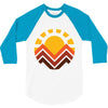 sunset mountain 3/4 Sleeve Shirt
