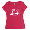 chess capture the pawn Women's Triblend Scoop T-shirt